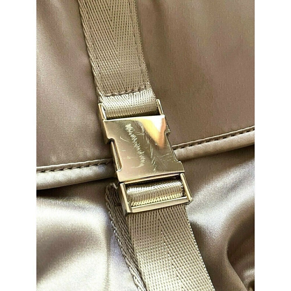 Steve Madden Cole Satin Hobo Slouch Handbag Gym Diaper Bag Rose Gold 90s Y2K - Picture 12 of 12